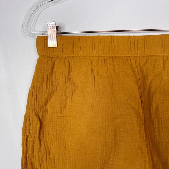 Universal Thread S Rust Orange Cotton Textured High Rise Shorts Pull On Pockets - Picture 3 of 6